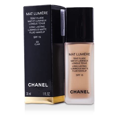 chanel mat lumiere fluido|Chanel matte liquid foundation.